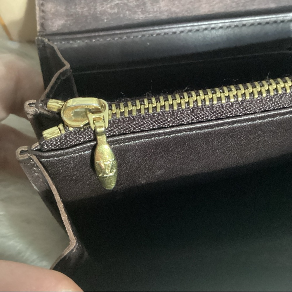 Louis Vuitton Portefeuile Sarah Monogram Vernis Long Wallet Armaranth Color - Picture 11 of 14